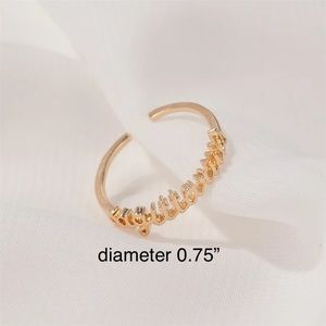 ♐️ Sagittarius Zodiac Ring | Gold | Adjustable